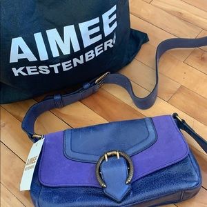 Deep blue crossbody bag